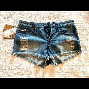 Never Worn Roxy Cutoff Jean shorts